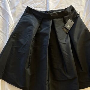 Adrianna Papell Black A-Line Skirt
